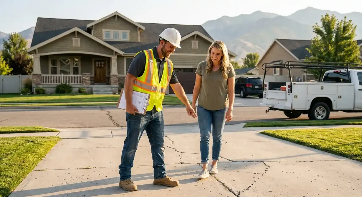 Friendly concrete professional