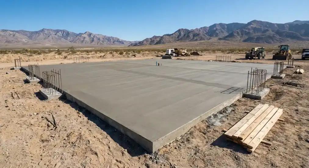 Concrete slab installation