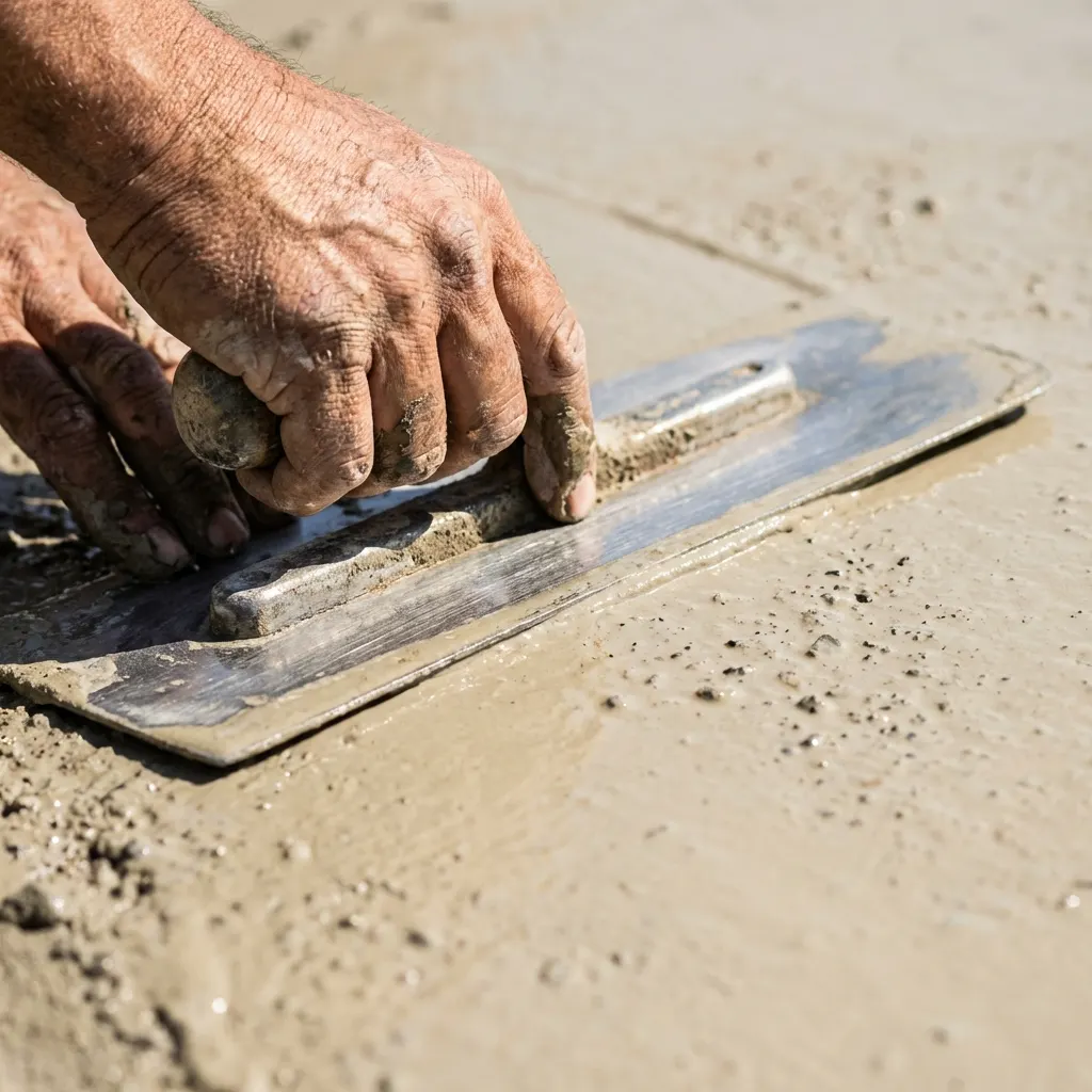 Concrete finishing detail Concrete finishing detail