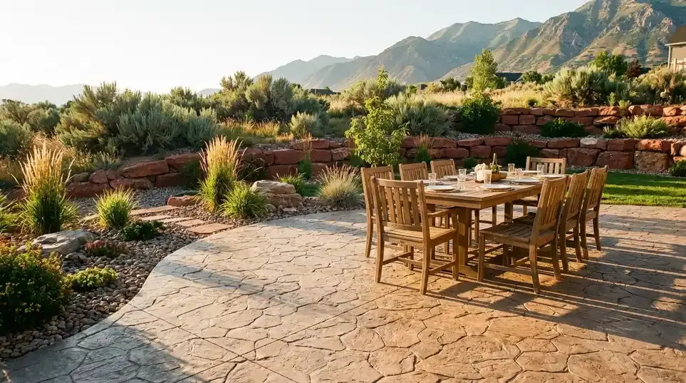 Concrete Patio Ideas for Utah Backyards