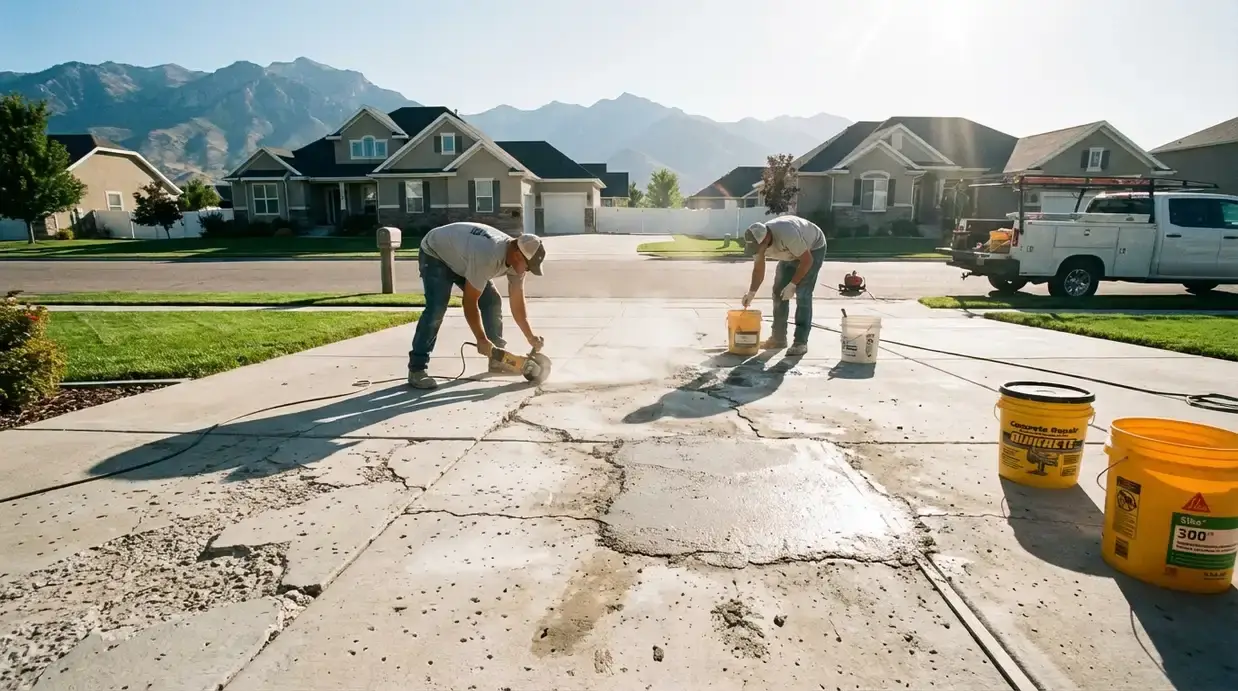 Concrete repair services in Utah County Concrete repair services in Utah County