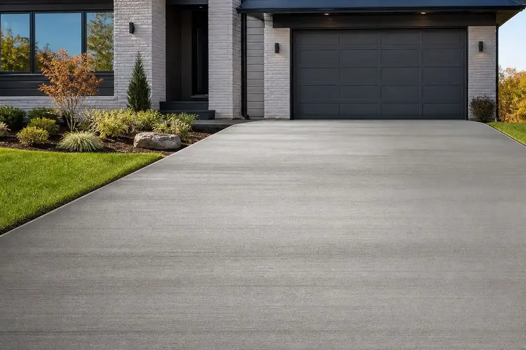 Broom Finish Concrete