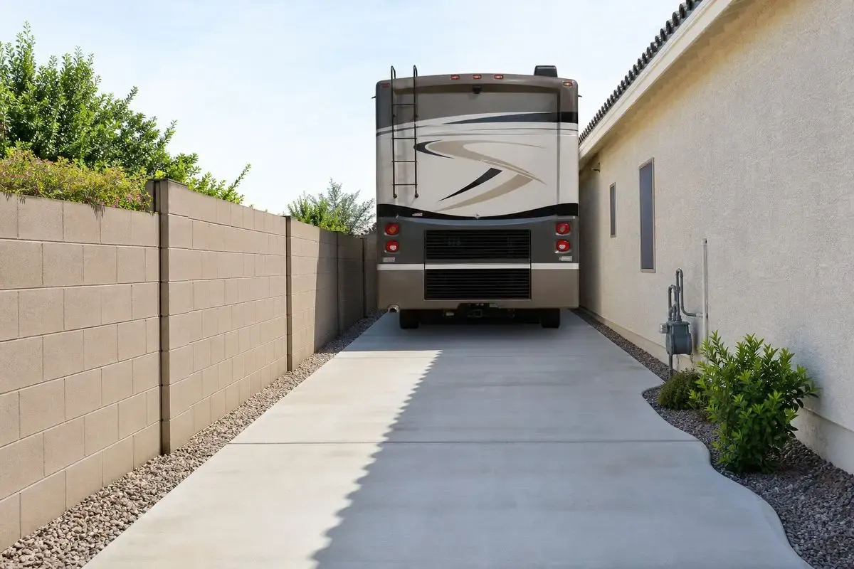 Side-Yard RV Parking Side-Yard RV Parking