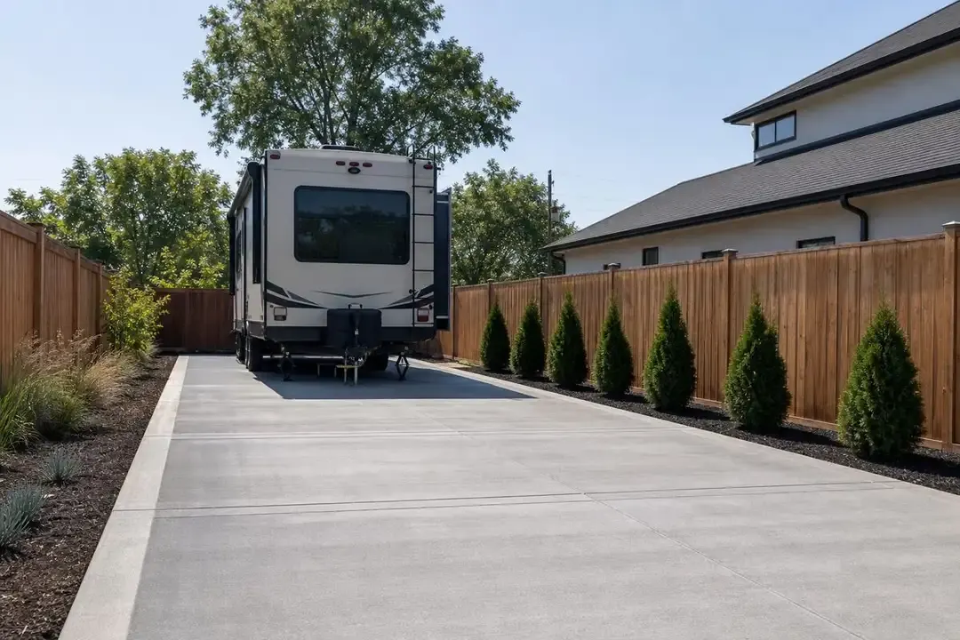 Backyard RV Pads Backyard RV Pads